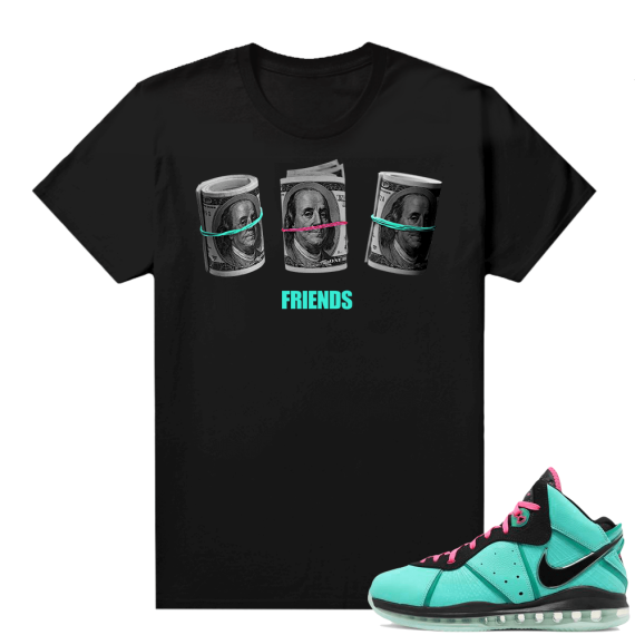 South Beach Lebron 8 Sneaker tees match Friends