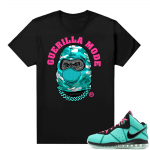 South Beach Lebron 8 Sneaker tees match Guerilla Mode