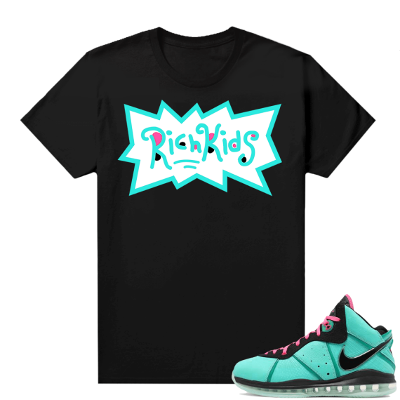 South Beach Lebron 8 Sneaker tees match Rich Kids