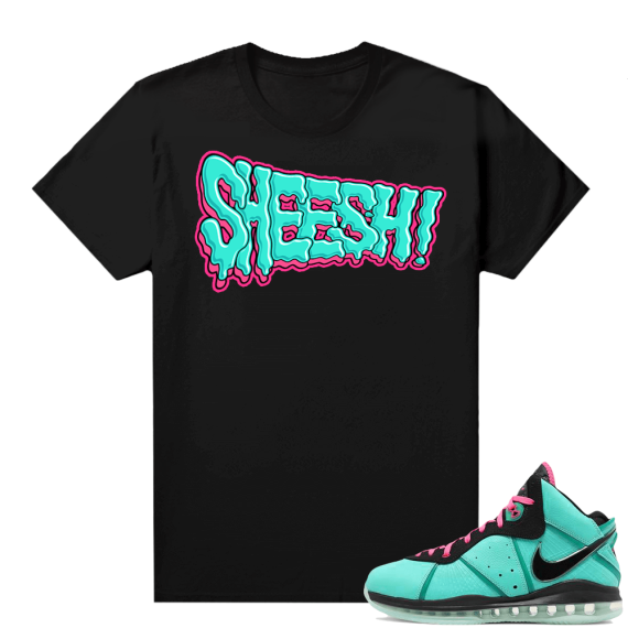 South Beach Lebron 8 Sneaker tees match Sheeesh