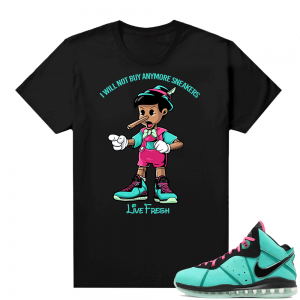 South Beach Lebron 8 Sneaker tees match Sneakerhead Pinocchio