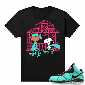 South Beach Lebron 8 Sneaker tees match Snoopy Trap House