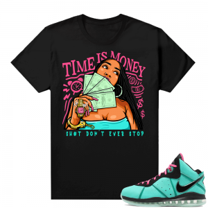 South Beach Lebron 8 Sneaker tees match Time is Money