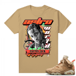 Travis Scott 6s British Khaki sneaker tees shirt Astroworld Travis