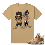 Travis Scott 6s British Khaki sneaker tees shirt Big Steppas