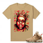 Travis Scott 6s British Khaki sneaker tees shirt Biggie Vision