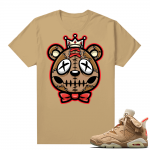 Travis Scott 6s British Khaki sneaker tees shirt Dead Bear