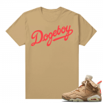 Travis Scott 6s British Khaki sneaker tees shirt Dogecoin Dogeboy Signature