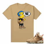 Travis Scott 6s British Khaki sneaker tees shirt Millhouse Got em