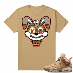 Travis Scott 6s British Khaki sneaker tees shirt Bunny