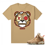 Travis Scott 6s British Khaki sneaker tees shirt Tiger