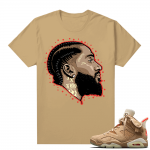 Travis Scott 6s British Khaki sneaker tees shirt Prolific