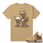 Travis Scott 6s British Khaki sneaker tees shirt Sneaker Heist