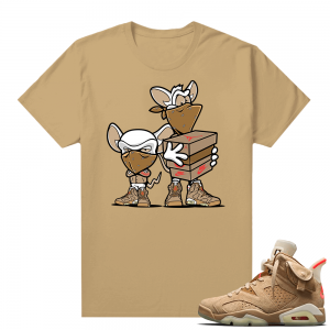 Travis Scott 6s British Khaki sneaker tees shirt Sneaker Heist