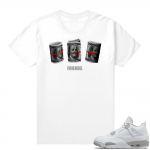 White Oreo 4s Jordan match Sneaker tees Friends