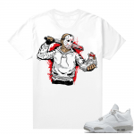 White Oreo 4s Jordan match Sneaker tees Jason Cop