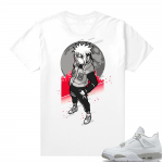 White Oreo 4s Jordan match Sneaker tees Minato