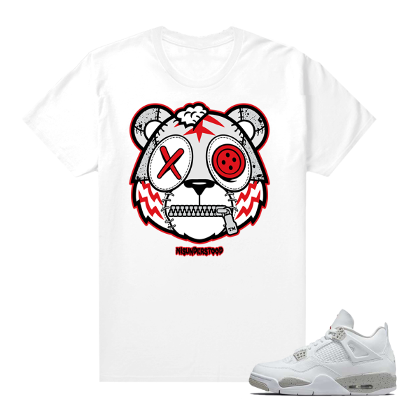 White Oreo 4s Jordan match Sneaker tees Tiger