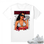 White Oreo 4s Jordan match Sneaker tees Rockstar Lifestyle