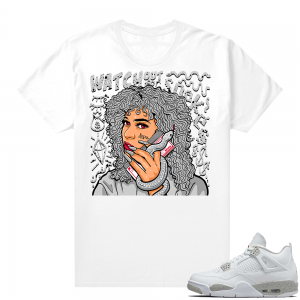 White Oreo 4s Jordan match Sneaker tees Watch out for Snakes