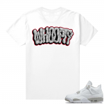 White Oreo 4s Jordan match Sneaker tees Whoopty Bubble Drip