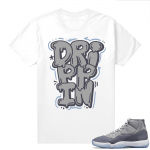 Cool Grey 11 Jordan - Tees Drippin Bubble Font