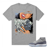 Cool Grey 11 Jordan - Tees Heather Grey On My Grind