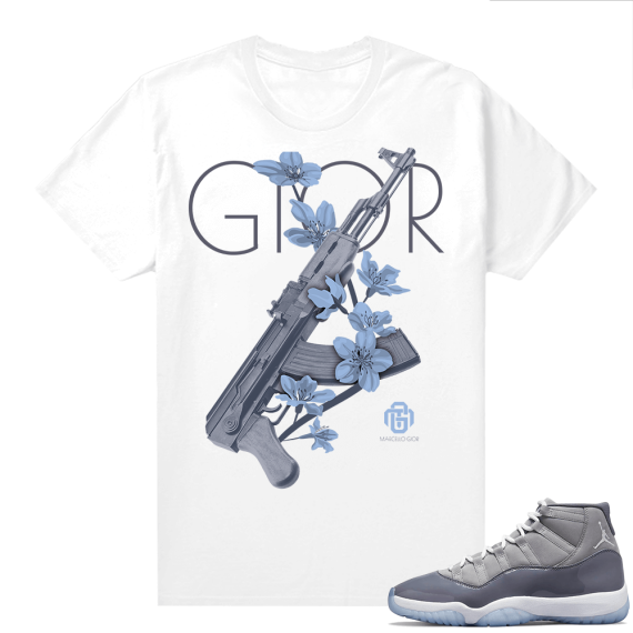 Cool Grey 11 Jordan - Tees Marcello Gior AK Floral