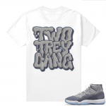 Cool Grey 11 Jordan - Tees Two Trey Bubble Font