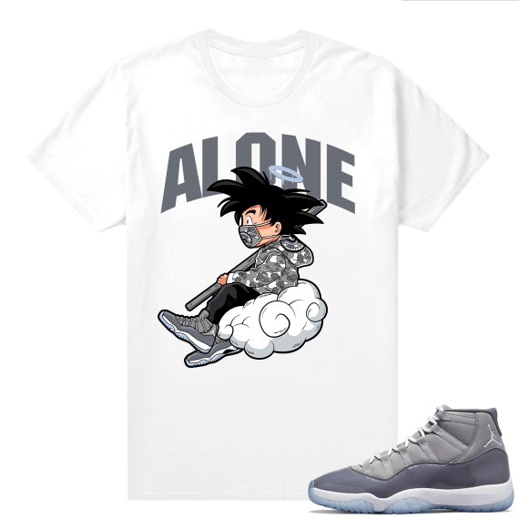 Cool Grey 11 Jordan - Tees White Alone