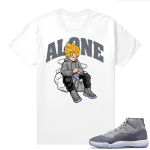 Cool Grey 11 Jordan - Tees White Alone Goku