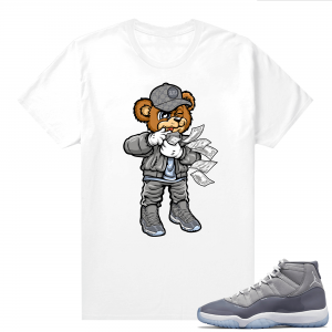 Cool Grey 11 Jordan - Tees White Big Tipper