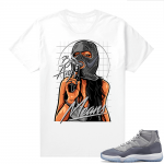 Cool Grey 11 Jordan - Tees White By Any Means