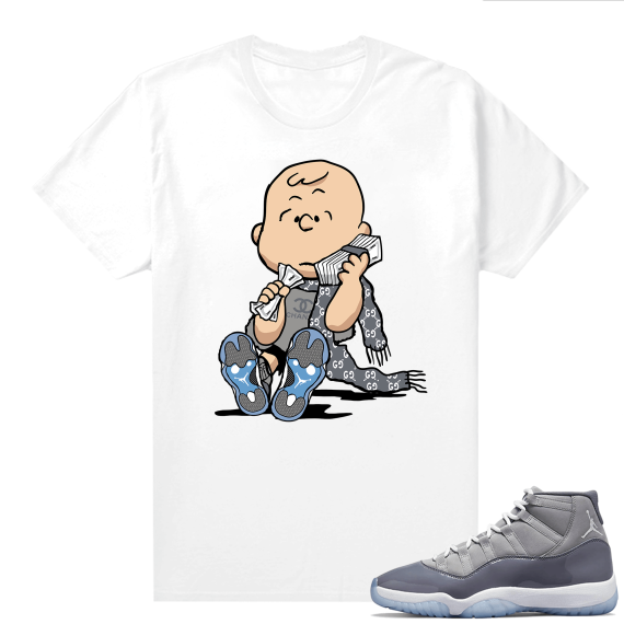 Cool Grey 11 Jordan - Tees White Designer Charlie