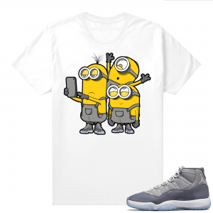 Cool Grey 11 Jordan - Tees White Drip Selfie