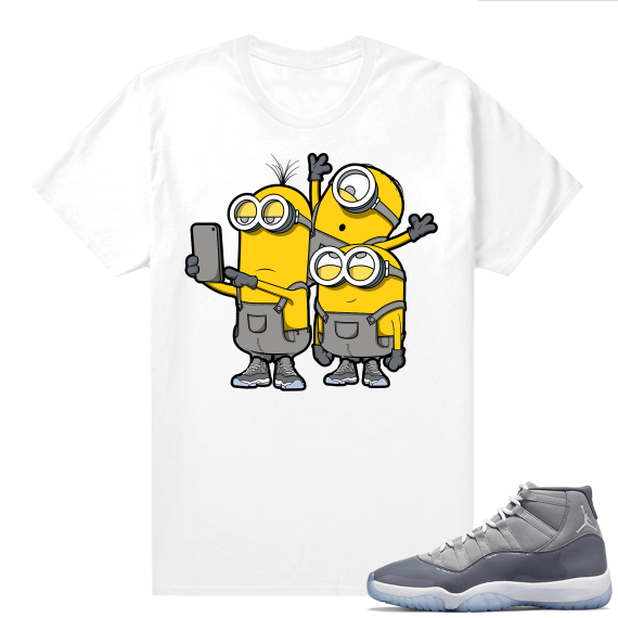 Cool Grey 11 Jordan - Tees White Drip Selfie