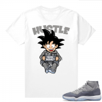 Cool Grey 11 Jordan - Tees White Hustle Shoe Money