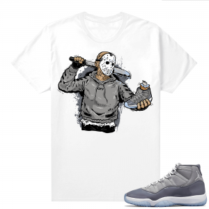 Cool Grey 11 Jordan - Tees White Jason Cop