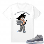 Cool Grey 11 Jordan - Tees White Just A Kid