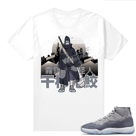 Cool Grey 11 Jordan - Tees White Kisame