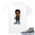 Cool Grey 11 Jordan - Tees White Kodak Glee