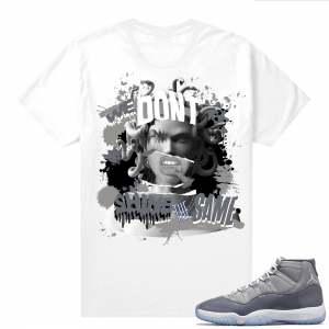 Cool Grey 11 Jordan - Tees White Medusa