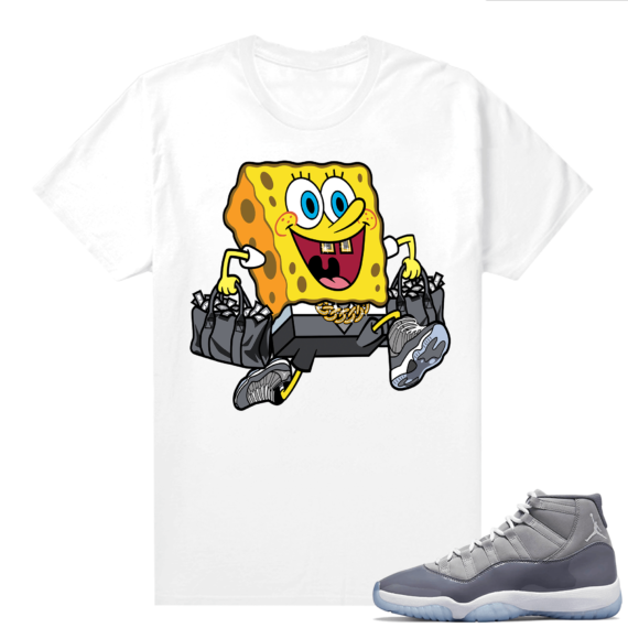 Cool Grey 11 Jordan - Tees White Money Grab