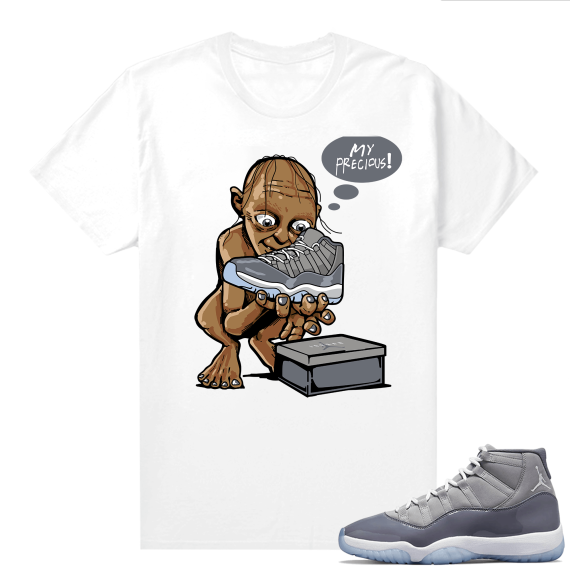 Cool Grey 11 Jordan - Tees White My Precious