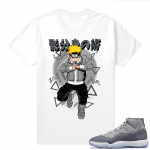 Cool Grey 11 Jordan - Tees White Naruto