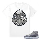 Cool Grey 11 Jordan - Tees White Ragdoll Birdie