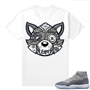 Cool Grey 11 Jordan - Tees White Ragdoll Fox