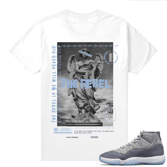 Cool Grey 11 Jordan - Tees White Rebel