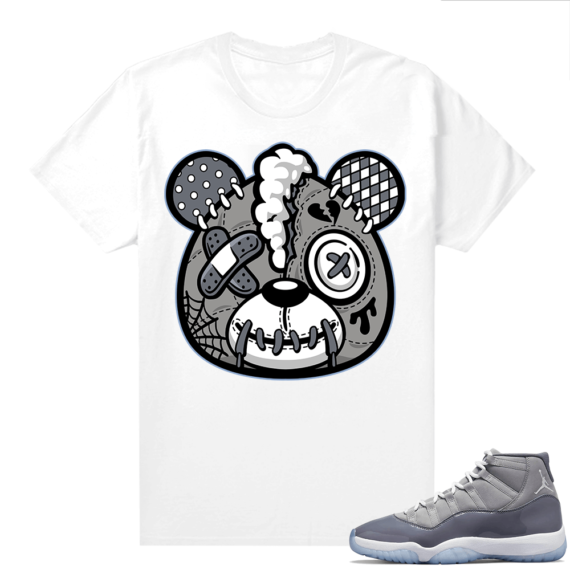 Cool Grey 11 Jordan - Tees White SZY Heartbreak Bear