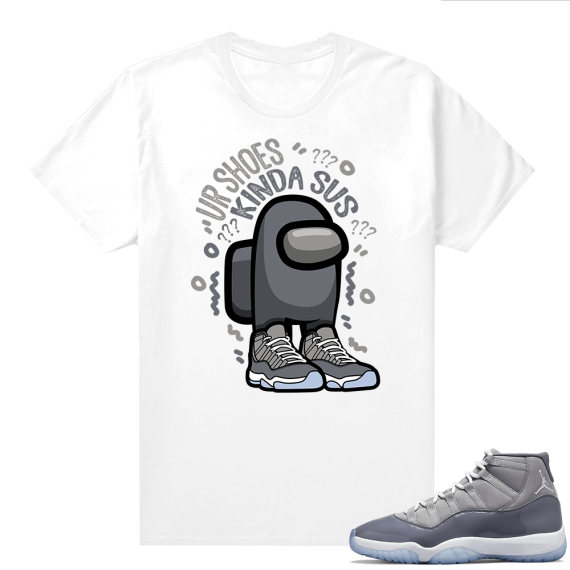 Cool Grey 11 Jordan - Tees White Shoes Sus